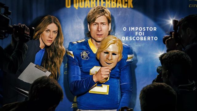 Pôster da 2ª temporada de Chad Powers: O Quarterback, com Glen Powell, no Disney+