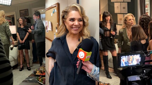 Isabel Teixeira nos bastidores de Quem Ama Cuida