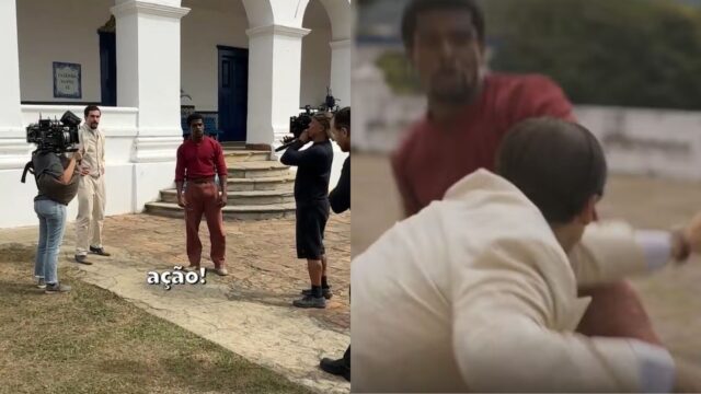 Tonho e Mirinho brigam sem dublês em A Nobreza do Amor