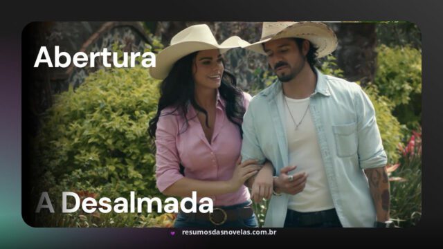 Logotipo oficial da novela A Desalmada