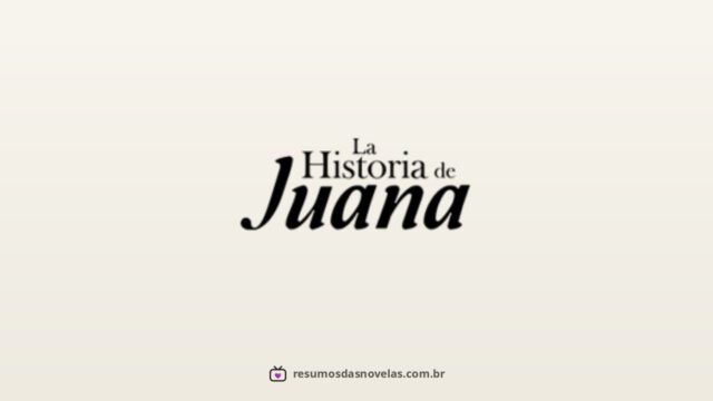 Logotipo oficial da novela A História de Joana