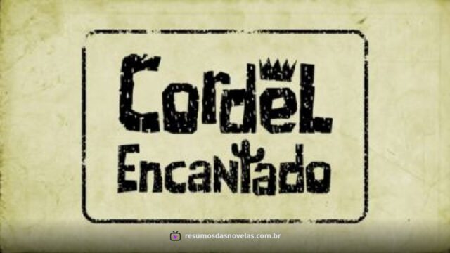 Logotipo oficial da novela Cordel Encantado