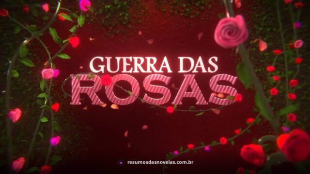 Logotipo oficial da novela Guerra das Rosas