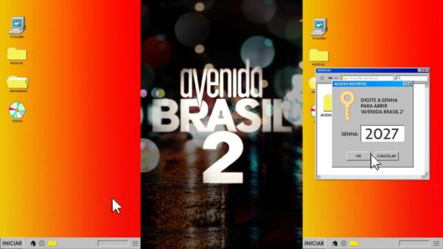 Anúncio de Avenida Brasil 2 pela TV Globo