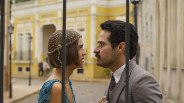 Cena da novela A Nobreza do Amor (Sebastião e Virgínia)