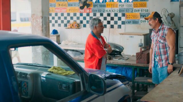 Cena da novela Por Você (Zé e Juarez)