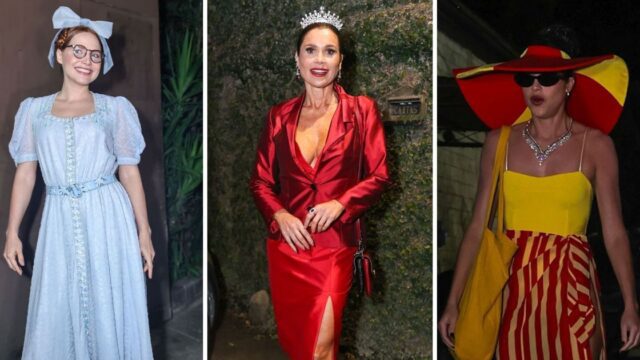 Elenco de Quem Ama Cuida em festa à fantasia para os 100 capítulos da novela