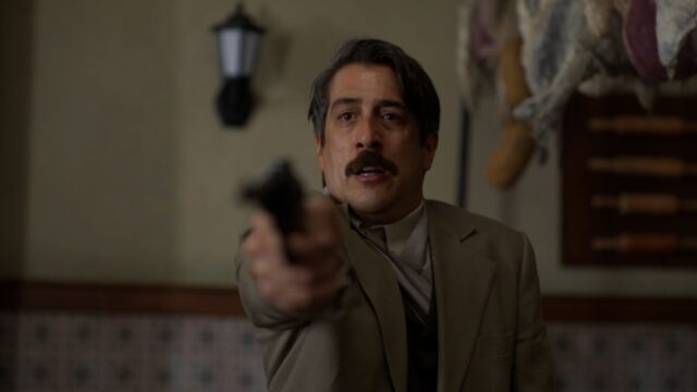 Cena da novela A Nobreza do Amor (Miguel preso)