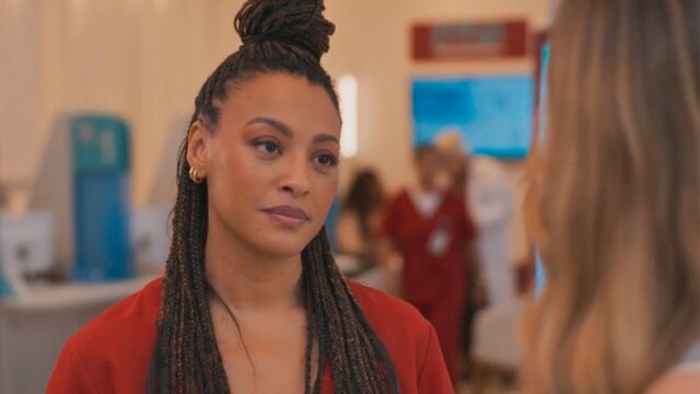 Cena da novela Por Você (Bela encara Vanessa)
