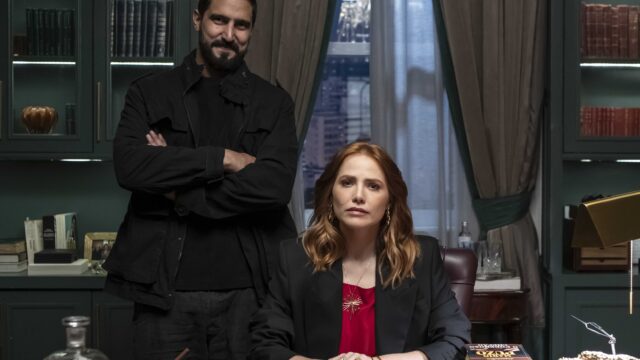 Adriana (Letícia Colin) e Heitor (Renato Góes)